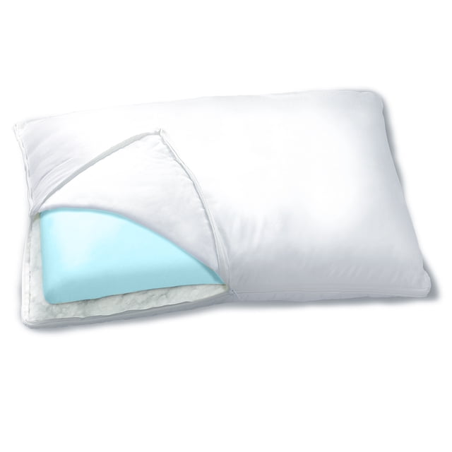 Sleep Innovations 2in1 Reversible Gel Memory Foam Pillow