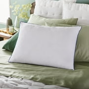 Sleep Innovations 2-in-1 Ventilated Gel Memory Foam, Standard Pillow, Down Alternative Fiber Fill and Cotton Cover,