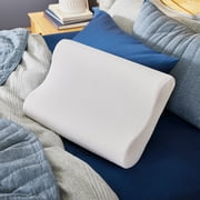 Sleep Innovations Contour Memory Foam Pillow, Standard Size, Cervical Support Pillow for Sleeping, 5-Year Warranty