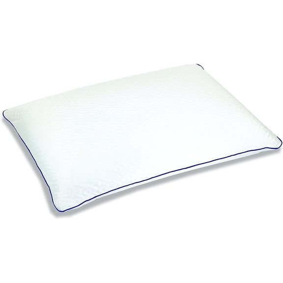 Sleep Innovations Forever Gel Memory Foam Pillow, Standard Size, Cool Touch Cover and Cooling Gel Memory Foam Core, Side, Stomach, and Back Sleepers, Medium Support