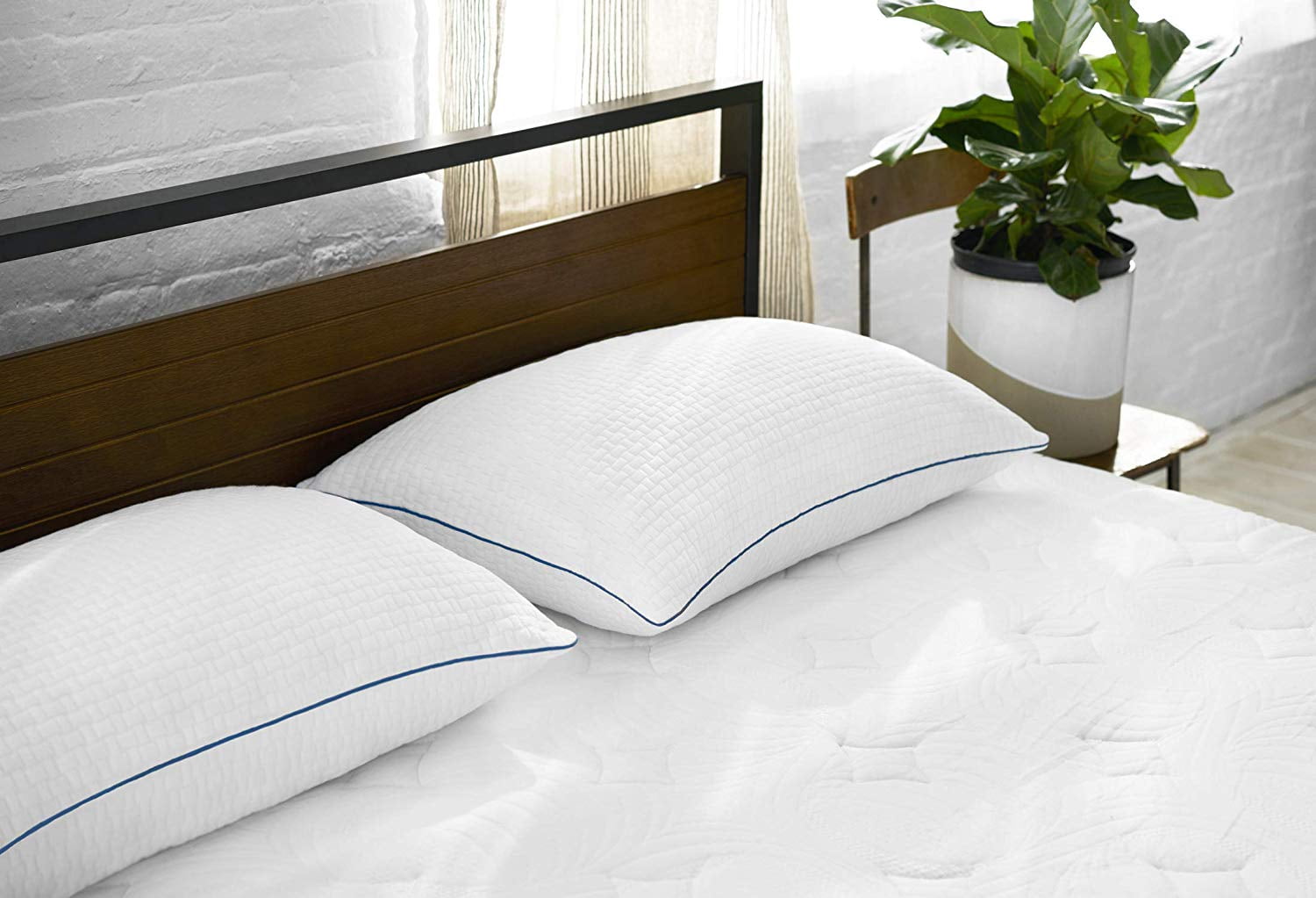  MyPillow Premium Bed Pillow Set of 2 King Firm : Health &  Household