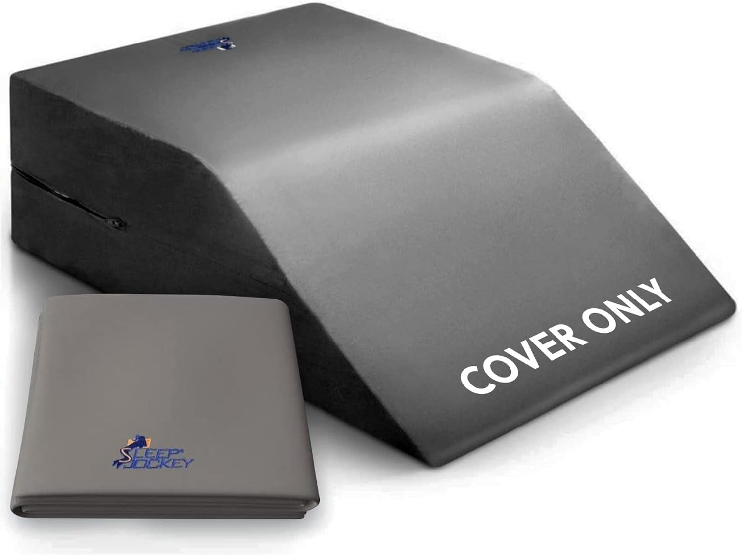 Sleep Jockey Leg Pillow Case Cover 25x20x8 Bamboo Fabric Leg Wedge