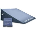 thumbnail image 1 of Sleep Jockey Pillow Cover for Bed Wedge - Ultrasoft Bamboo Wedge Pillow Case Cover with Zipper - Multiple Sizes to fit Most Sleep Wedges - Easy Care, Long Lasting (8", Ocean Mist), 1 of 4