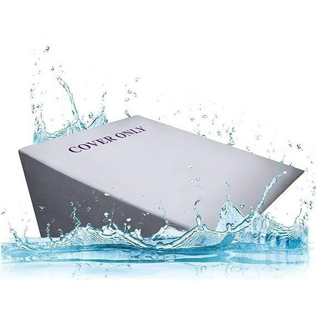 Sleep Jockey Waterproof Bed Wedge Pillow Cover 25x24x12 Ultrasoft