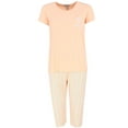 thumbnail image 1 of Sleep Junkie  Stay Palm Short Sleeve Capri Set (Women), 1 of 6