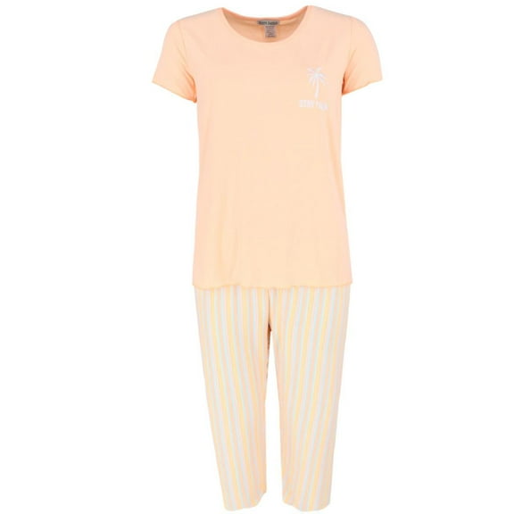Sleep Junkie  Stay Palm Short Sleeve Capri Set (Women)