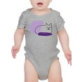 thumbnail image 1 of Sleep Kitten Lineart Bodysuit Infant -Image by Shutterstock,  24 Months, 1 of 4