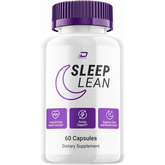 Sleep Lean Capsule – SleepLean Nighttime Support Capsules All Natural Relaxation and Balanced Well-Being, 1 Pack, 60 Capsules