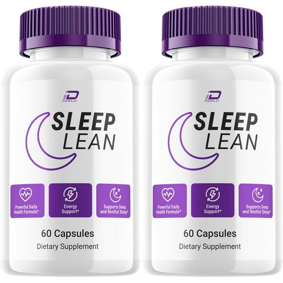 Sleep Lean Capsule – SleepLean Nighttime Support Capsules All Natural Relaxation and Balanced Well-Being, 2 Pack, 120 Capsules
