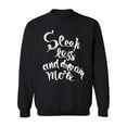thumbnail image 1 of Sleep Less, Dream More. Sweatshirt Women -Image by Shutterstock, Female Medium, 1 of 4