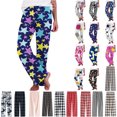 thumbnail image 1 of Sleep Lounge Pj Womens Wide Leg Lounge Pants Dress Pants Women Women's Casual Star-Patterned Pajama Pants Multicolor M, 1 of 7