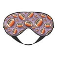 Sleep Mask, American football Rugby purple Eye Masks for Sleep, Double