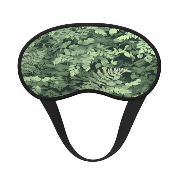 Sleep Mask Blackout Eye Masks With Elastic Band For Sleeping Eye Sleep Shade Cover Block Light Eliminate Fatigue Green Leaves