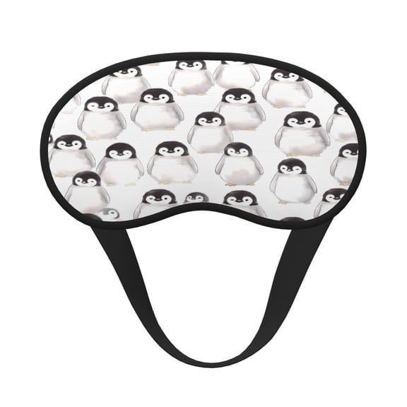 Sleep Mask Blackout Eye Masks With Elastic Band For Sleeping Eye Sleep Shade Cover Block Light Eliminate Fatigue Little Penguin