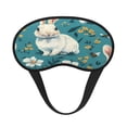 thumbnail image 1 of Sleep Mask Blackout Eye Masks With Elastic Band For Sleeping Eye Sleep Shade Cover Block Light Eliminate Fatigue Rabbits And Flowers, 1 of 7