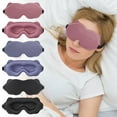 thumbnail image 1 of Sleep Mask Eye Mask,Washable Side Sleeping Mask,Adjustable Strap Breathable Fabric,Soft Black Design for Travelers,Office Use,Lightweight Eye Cover,Hypoallergenic Material, Rkxzt, 1 of 8