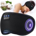 Sleep Mask Headphones Bluetooth Wireless 5.2, Breathable Cotton Eye