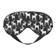 Sleep Mask Mountain goat cool black Light Blocking Eye Masks for Sleep with Adjustable Strap