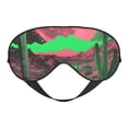 Sleep Mask Neon Desert Moon Light Blocking Eye Masks for Sleep with