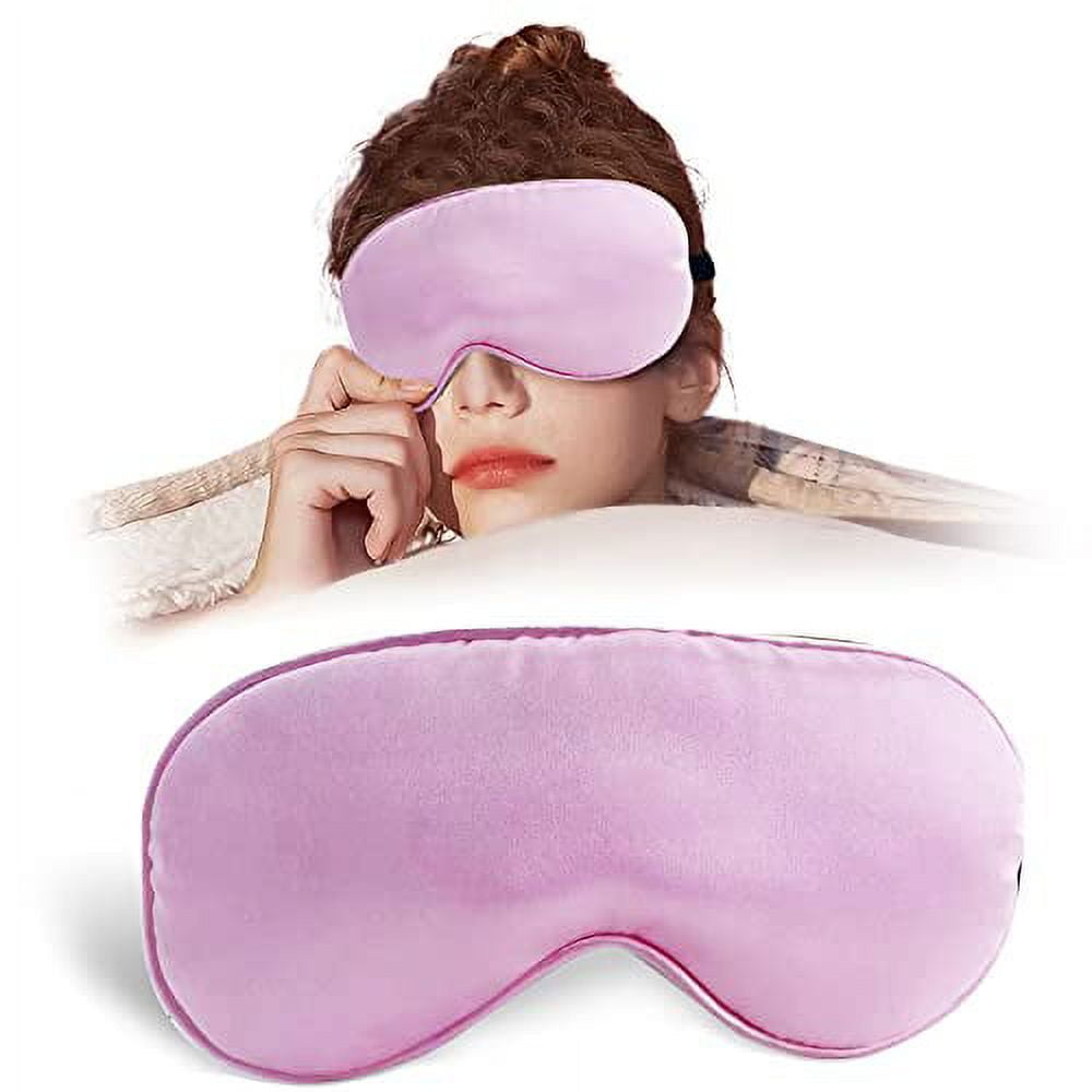 SUPTREE Mulberry Silk Dark Eye Sleep Mask for Women Men Kids Eye Covers for  Sleeping Blind Fold Night Mask 