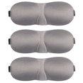 thumbnail image 1 of Sleep Mask Pack of 3, Light Blocking 3D Eye Masks for Sleeping, Blindfold for Side Sleeper, 1 of 5