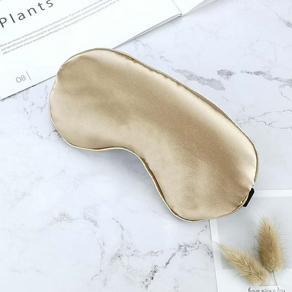 Sleep Mask Silk Blackouted Soft Travel Mask with Adjustable Strap Sleep Eye Mask