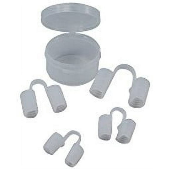 Sleep More Snore Less. Set of 4 Premium Nose Vents To Ease Breathing and Snoring. Includes A Travel Case - Great for sports to improve breathing