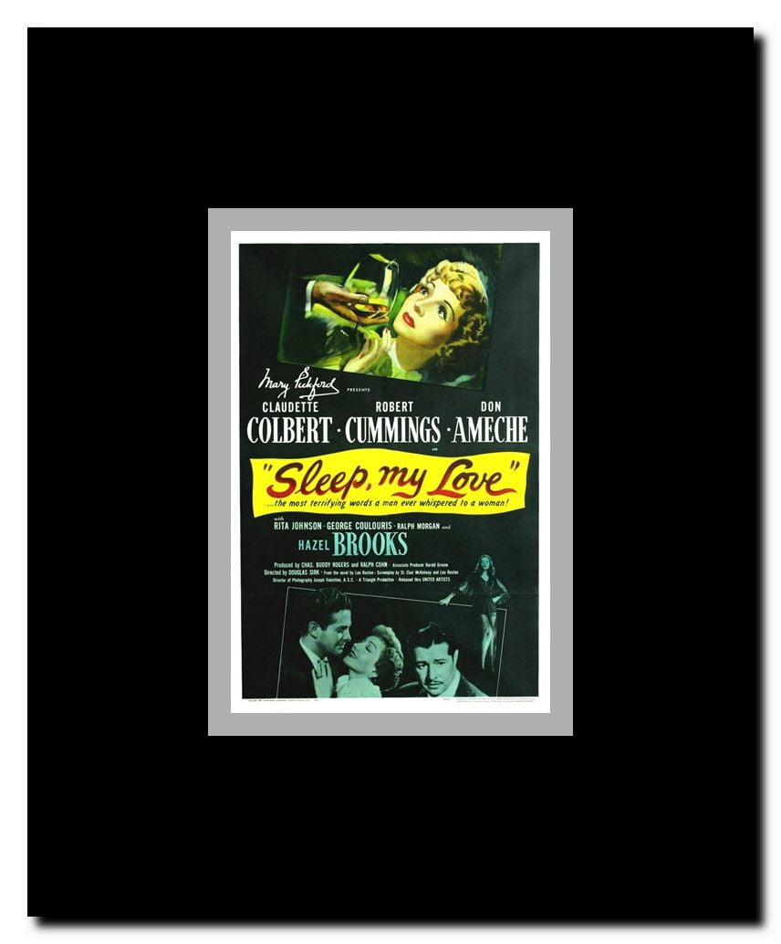 Sleep My Love Framed Movie Poster