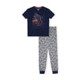 thumbnail image 1 of Sleep On It Boys Pajamas 2-Piece Short-Sleeve Jersey Pajama Pants Set - Dino, 8-10, 1 of 3