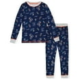 thumbnail image 1 of Sleep On It Boys 2-Piece Super Soft Jersey Long Sleeve Snug-Fit Pajama Set - Apres Ski , 8, 1 of 3