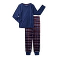 thumbnail image 1 of Sleep On It Boys Long Sleeve Shirt and Joggers Pajama Set, 2-Piece, Sizes 6-14, 1 of 3