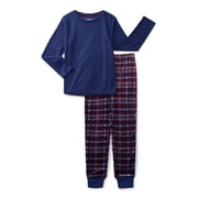 Boys Long Sleeve Shirt and Joggers Pajama Set, 2-Piece, Sizes 6-14