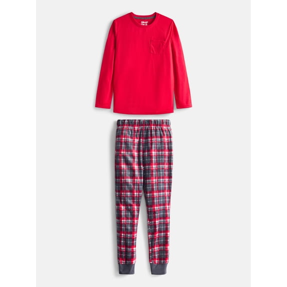Sleep On It Boys' Pocket Tee and Jogger Pants Pajama Set, 2-Piece, Sizes 4-10