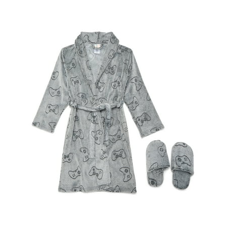 Sleep On It Boys Robe with Slippers
