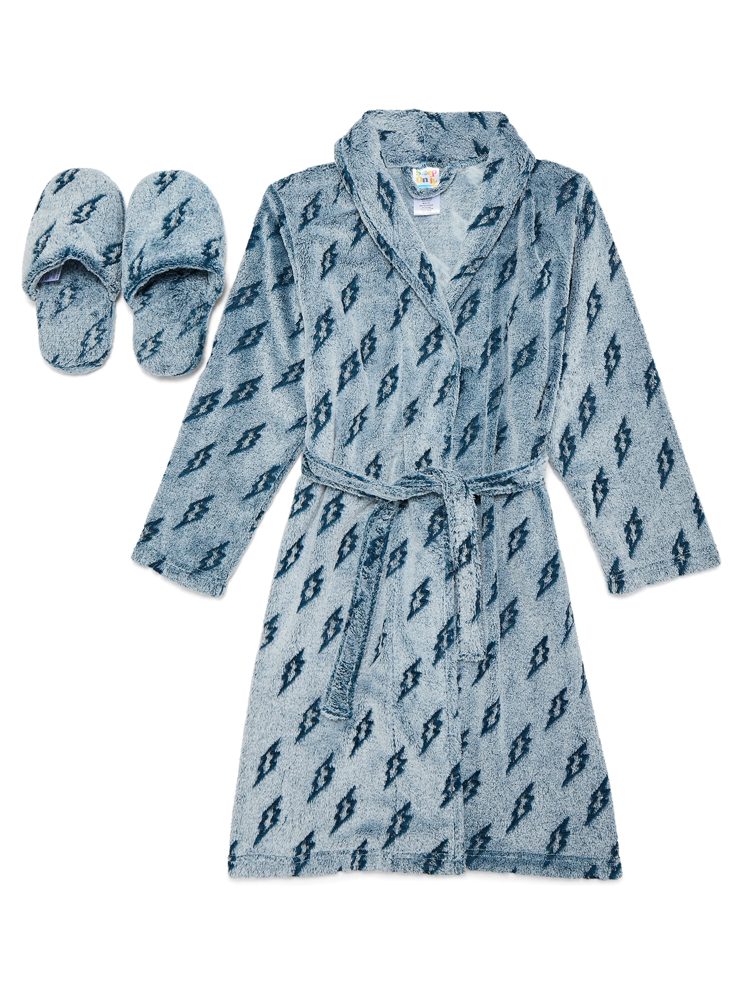 Sleep On It Boys Robe with Slippers