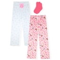 thumbnail image 1 of Sleep On It Girls 2-Pack Fleece Pajama Pants - Pink, 7-8, 1 of 5