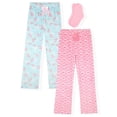 thumbnail image 1 of Sleep On It Girls 2-Pack Fleece Pajama Pants - Pink, 7-8, 1 of 5