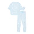 thumbnail image 1 of Sleep On It Girls Foil Print Velour Top and Pants Pajama Set, 2-Piece, Sizes 8-16, 1 of 5