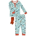 thumbnail image 1 of Sleep On It Infant & Toddler Boys 2-Piece Super Soft Jersey Snug-Fit Pajama Set with Matching Socks - Space , 3T, 1 of 5