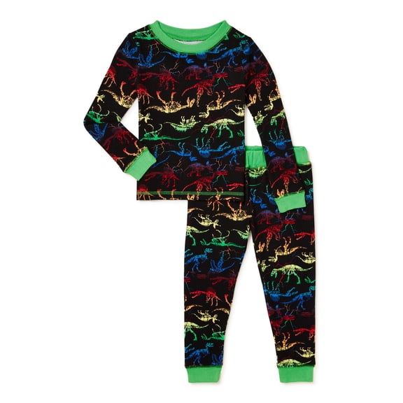 Sleep On It Toddler Boys' Super Soft Tight Fit Pajama Set, 2-Piece