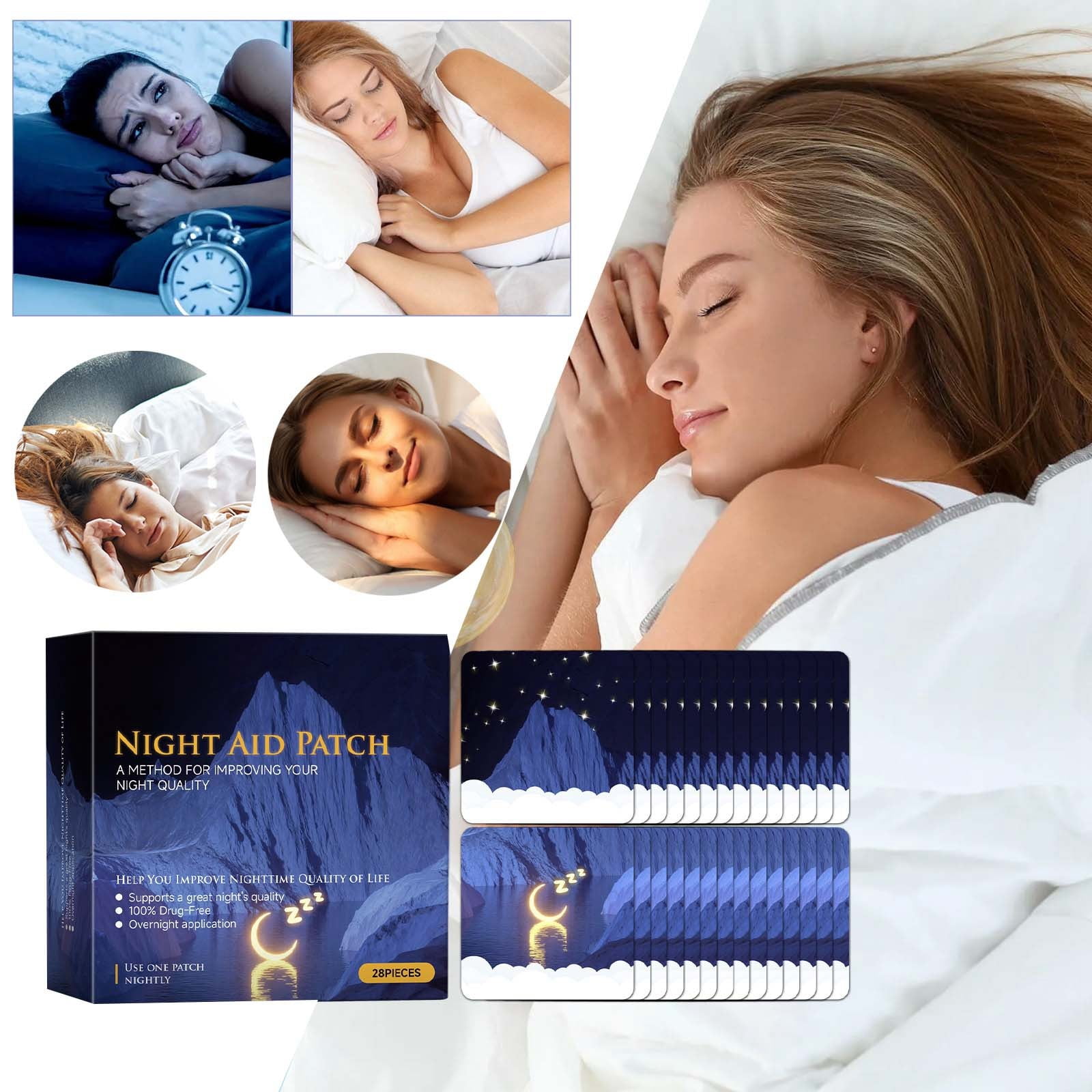Sleep Patch Fresh Fragrance Body Fatigue Easy To Fall Asleep Care Sleep