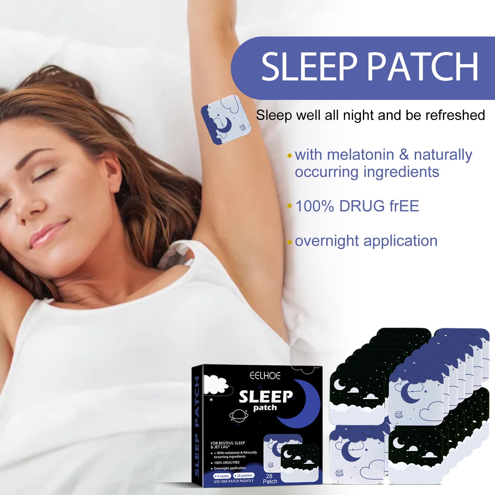 Sleep Patches, Sleep Aid Patch for Adults, Supports Rest and