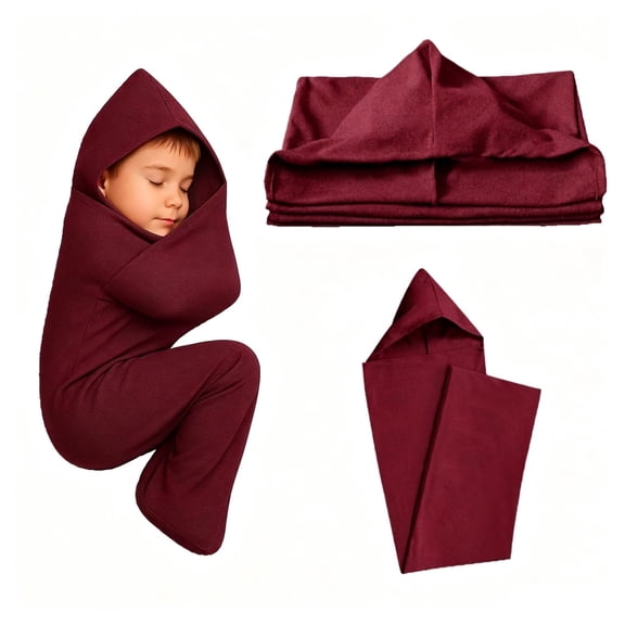 Sleep Pod, 360° Wrap Wearable Blanket, Breathable Stretch Fabric Sleep Sack, Hug Pressure Therapy Compression Sack, Kids Teens & Adults