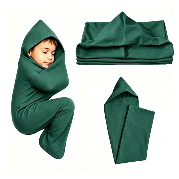 Sleep Pod, 360° Wrap Wearable Blanket, Breathable Stretch Fabric Sleep Sack, Hug Pressure Therapy Compression Sack, Kids Teens & Adults