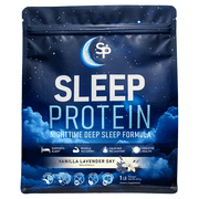 Sleep Protein Nighttime Deep Sleep Formula Protein Powder, Melatonin-Free, Vanilla Lavender Sky, 1 lb 453 g