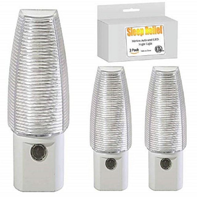 Sleep Relief Plugin LED Night Light with Light Sensor Ultra Low