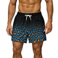 thumbnail image 1 of Sleep Shorts – Men’s Comfy Drawstring Fit Men's Casual Shorts Comfortable Breathable Outdoor Beach Summer Fashion Stretch Elastic Waist Drawstring Linen Short Pants For Daily Wear, 1 of 7