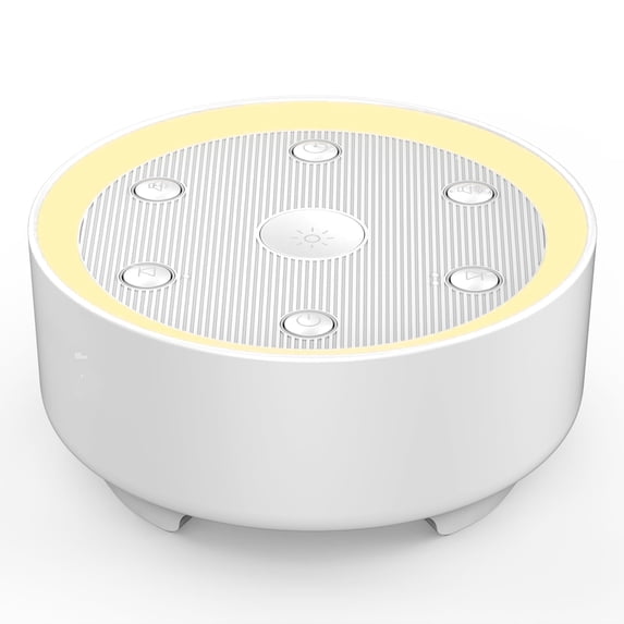 Kipcush Sound Machine with 21 Soothing Sounds, 3-Level Night Light, 8-Hour Timer, White Noise Machine for Sleep at Home, White