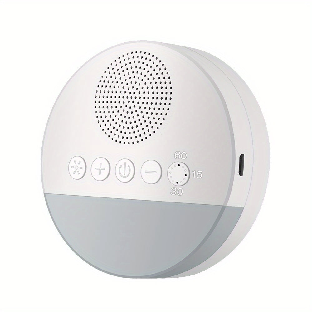 Sleep Sound White Noise Machine with Natural Soothing Sounds and Memory Function, Sleep Aid Machine - Portable Sleep Assistant Device, USB and Sleep Timer Sound Relax for all ages