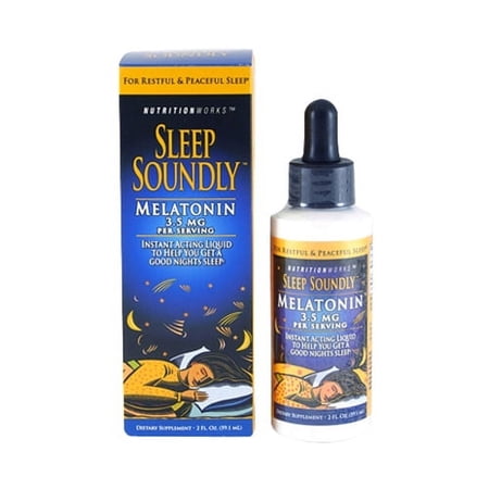 Sleep Soundly Melatonin Liquid - 2 Oz 3 Pack